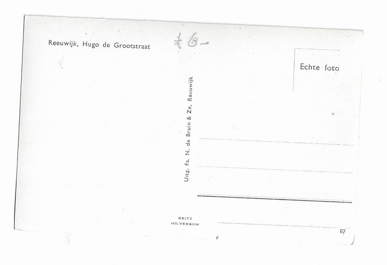 Reeuwijk, Hugo de Grootstraat