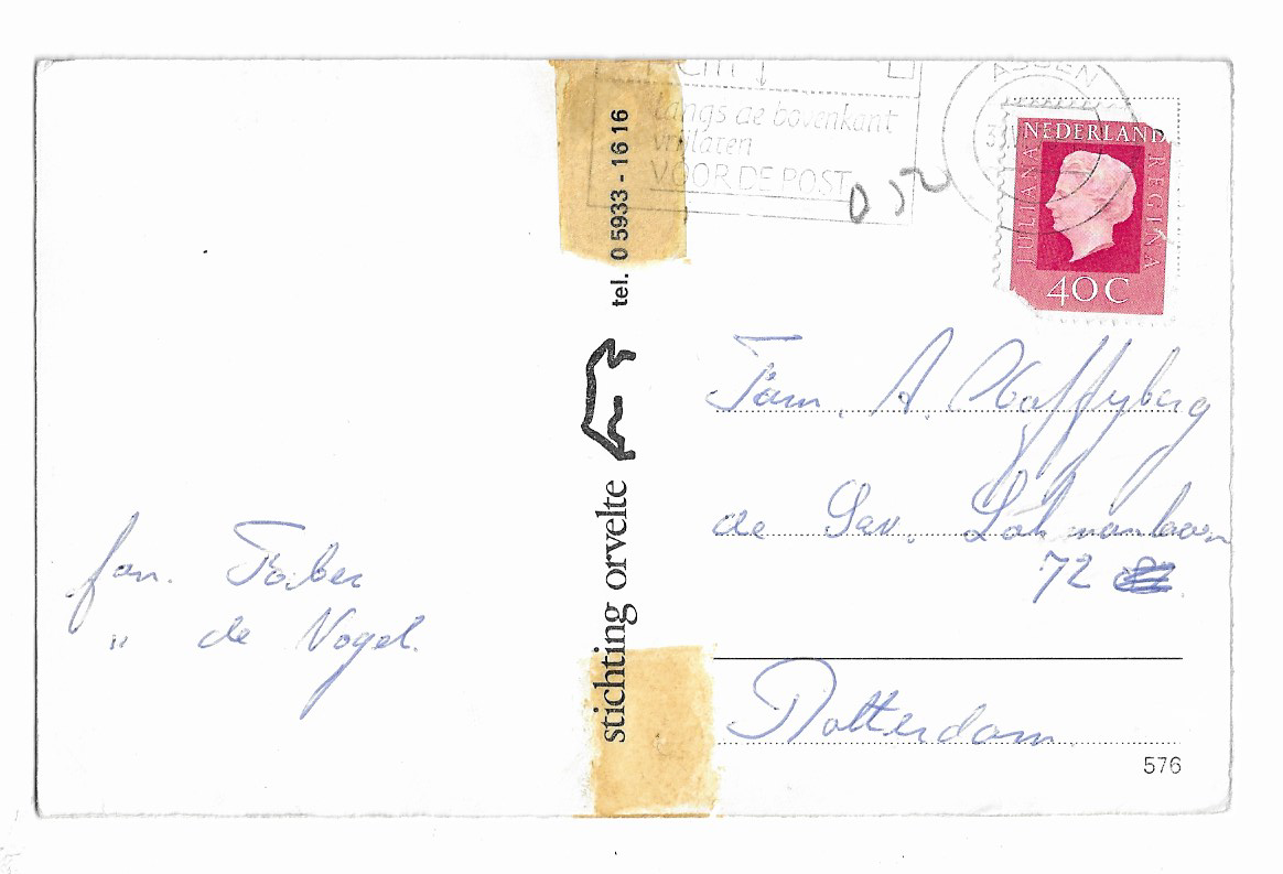 Orvelte, Groeten uit