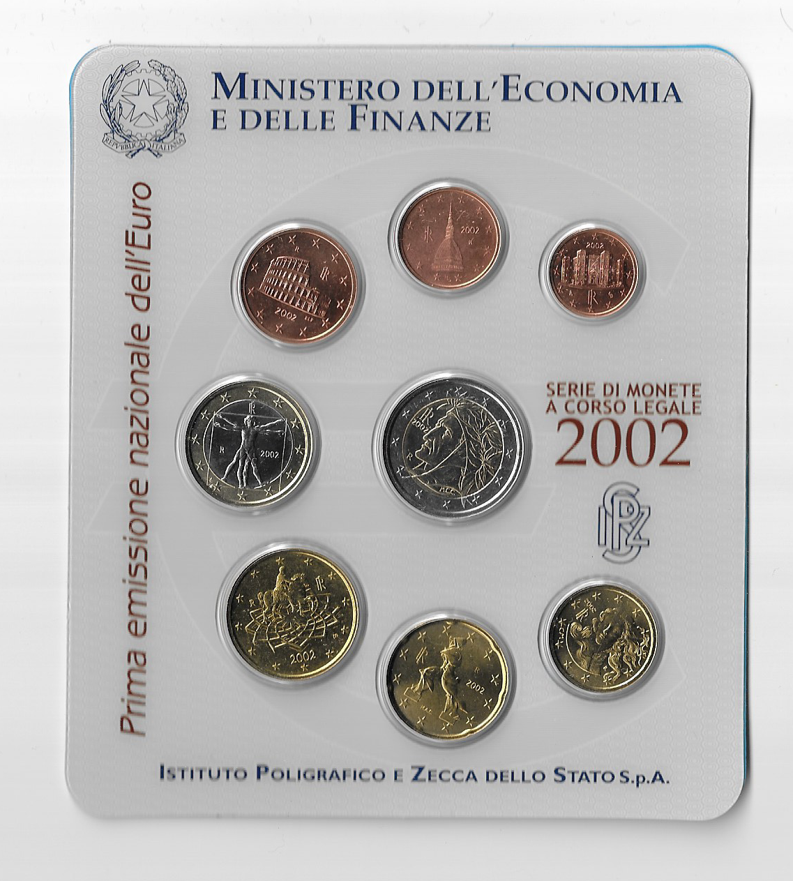 Italie BU set 2002
