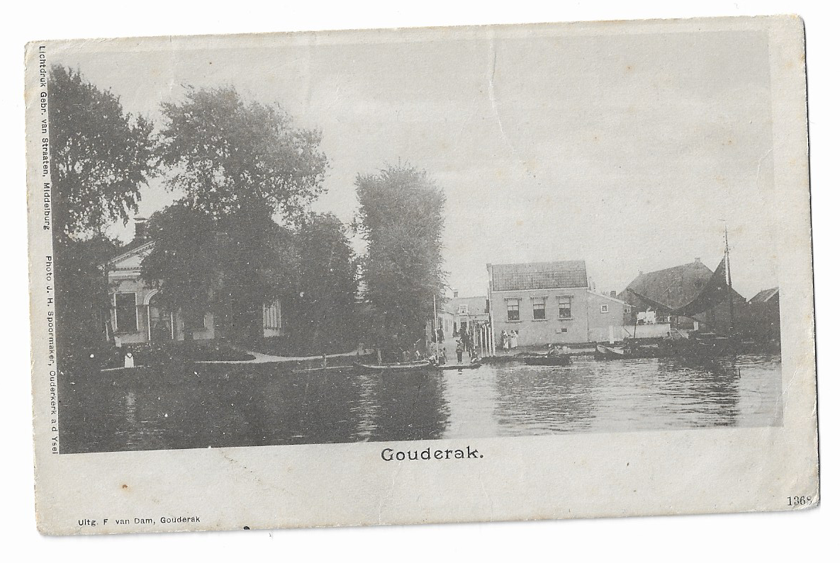 Gouderak,dorpsgezicht vanaf het water