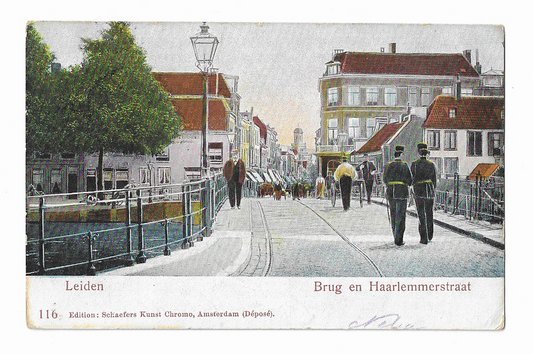 Leiden, Brug en Haarlemmerstraat