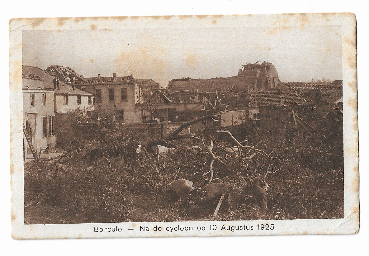 Borculo, Na de cycloon op 10 Augustus 1925