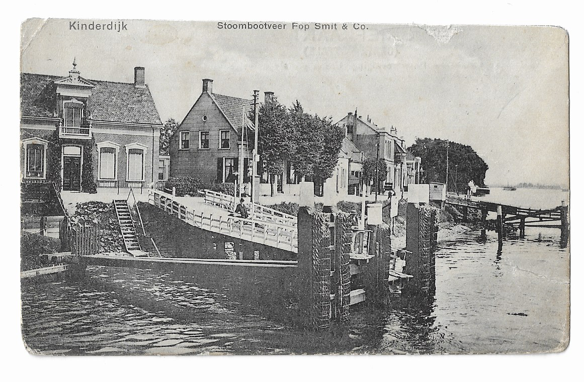 Kinderdijk, Stoombootveer Fop.Smit & Co.