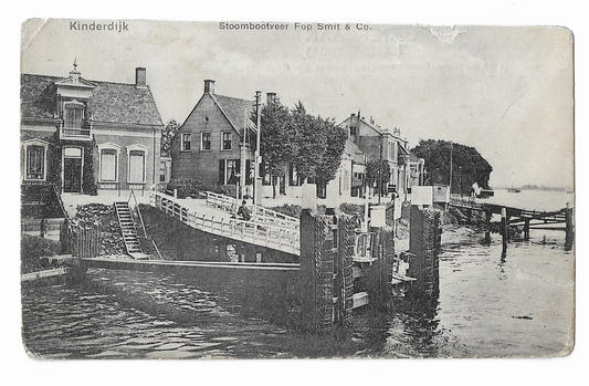 Kinderdijk, Stoombootveer Fop.Smit & Co.