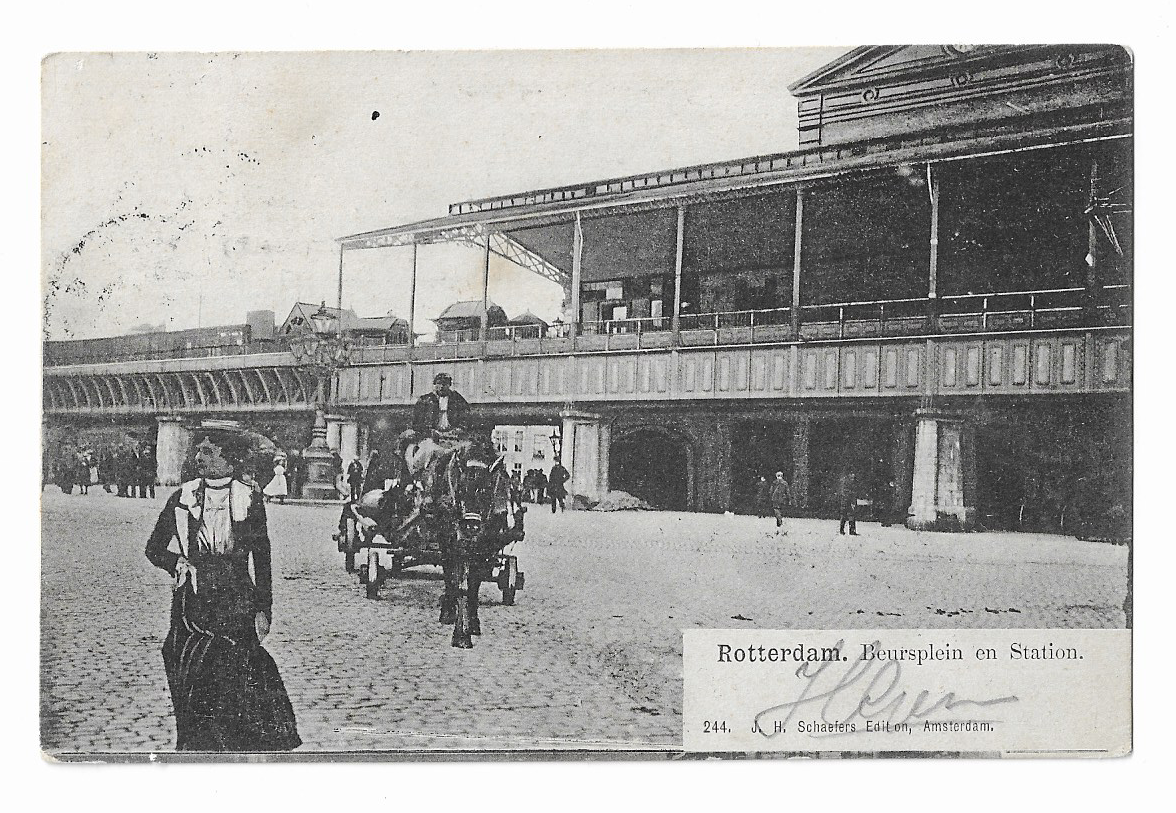 Rotterdam, Beursplein en Station
