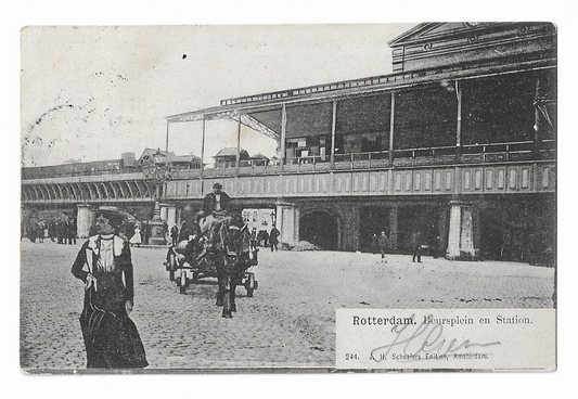 Rotterdam, Beursplein en Station