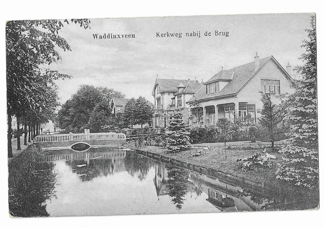 Waddinxveen, Kerkweg nabij de Brug