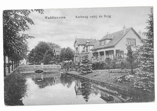 Waddinxveen, Kerkweg nabij de Brug