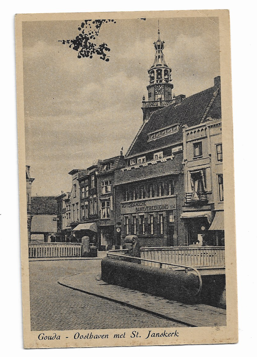 Gouda, Oosthaven met St. Janskerk