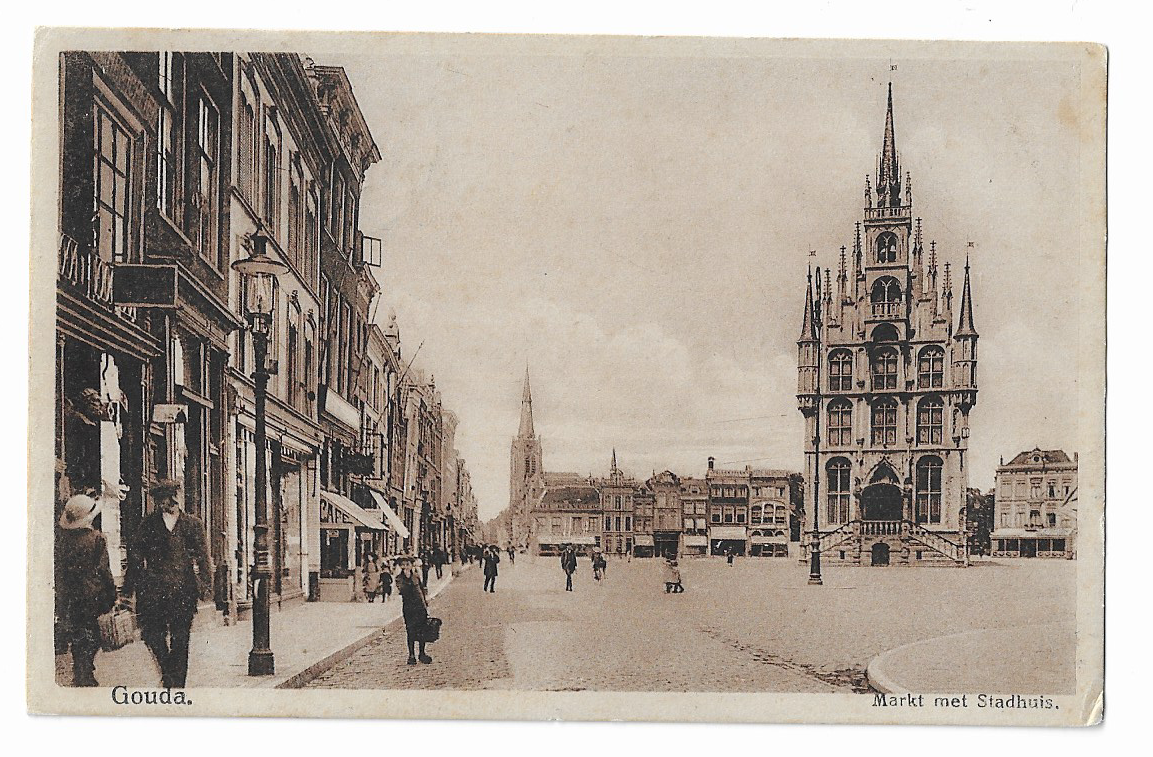 Gouda, Markt met stadhuis