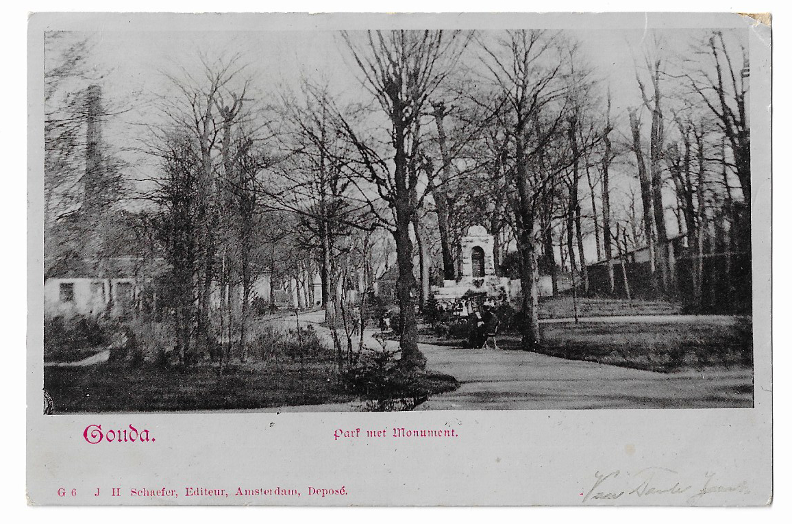 Gouda, Park met Monument