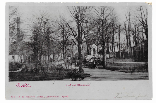 Gouda, Park met Monument