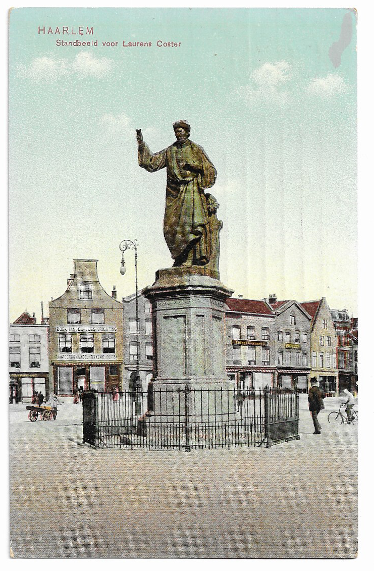 Haarlem, Standbeeld voor Laurens Coster