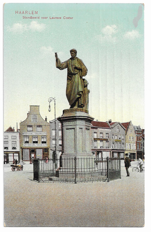 Haarlem, Standbeeld voor Laurens Coster