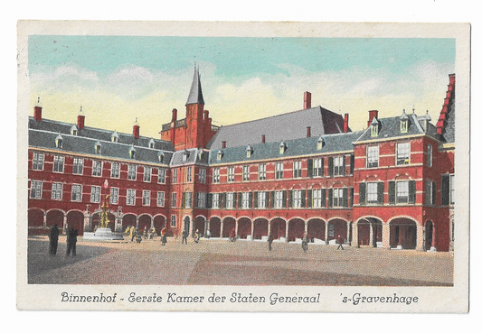 s'Gravenhage Binnenhof Eerste Kamer der Staten Generaal(Stempel Industrie grondstoffen)