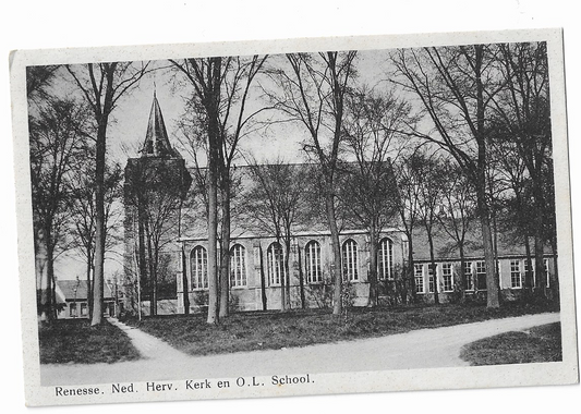 Renesse, Ned.Herv. Kerk en O.L School