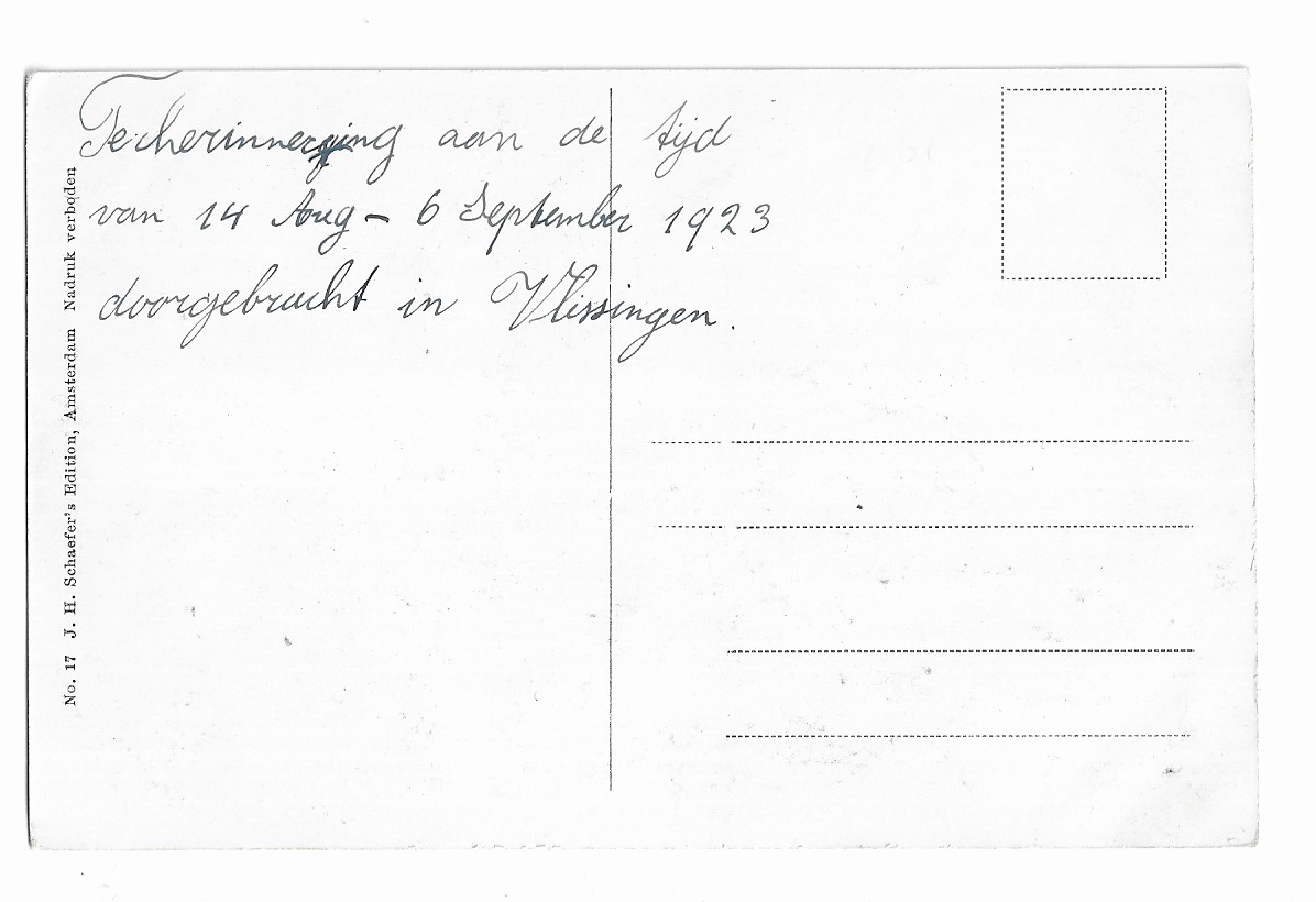 Vlissingen, Boulevard Bankert met standbeeld Frans Naerebout