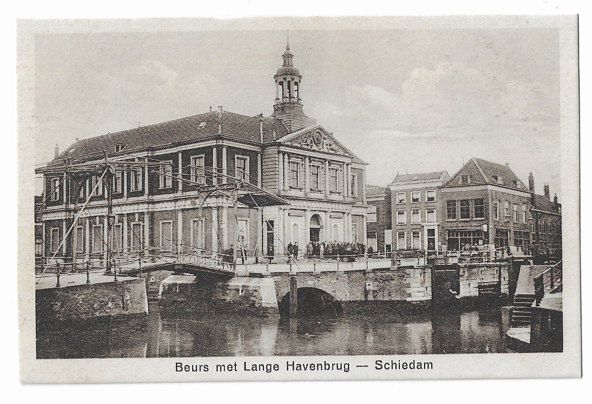 Schiedam, Beurs met Lange Havenbrug