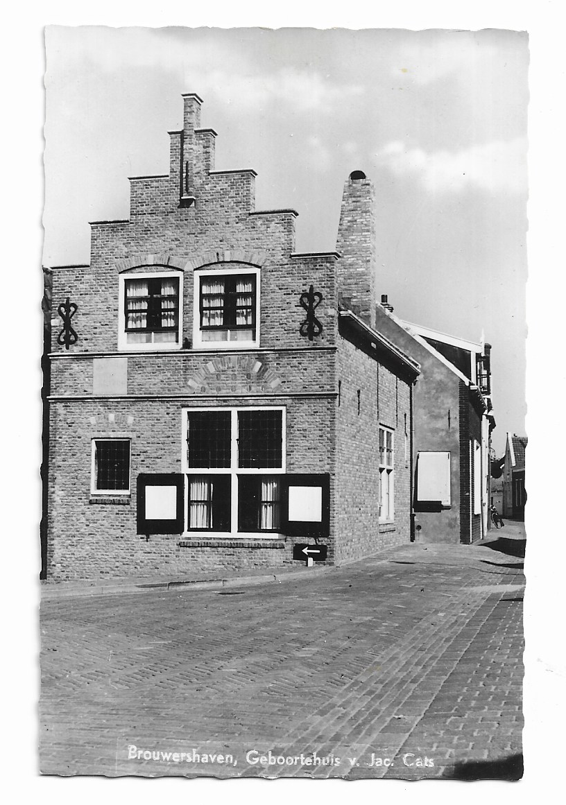 Brouwershaven, Geboortehuis v. Jac. Cats
