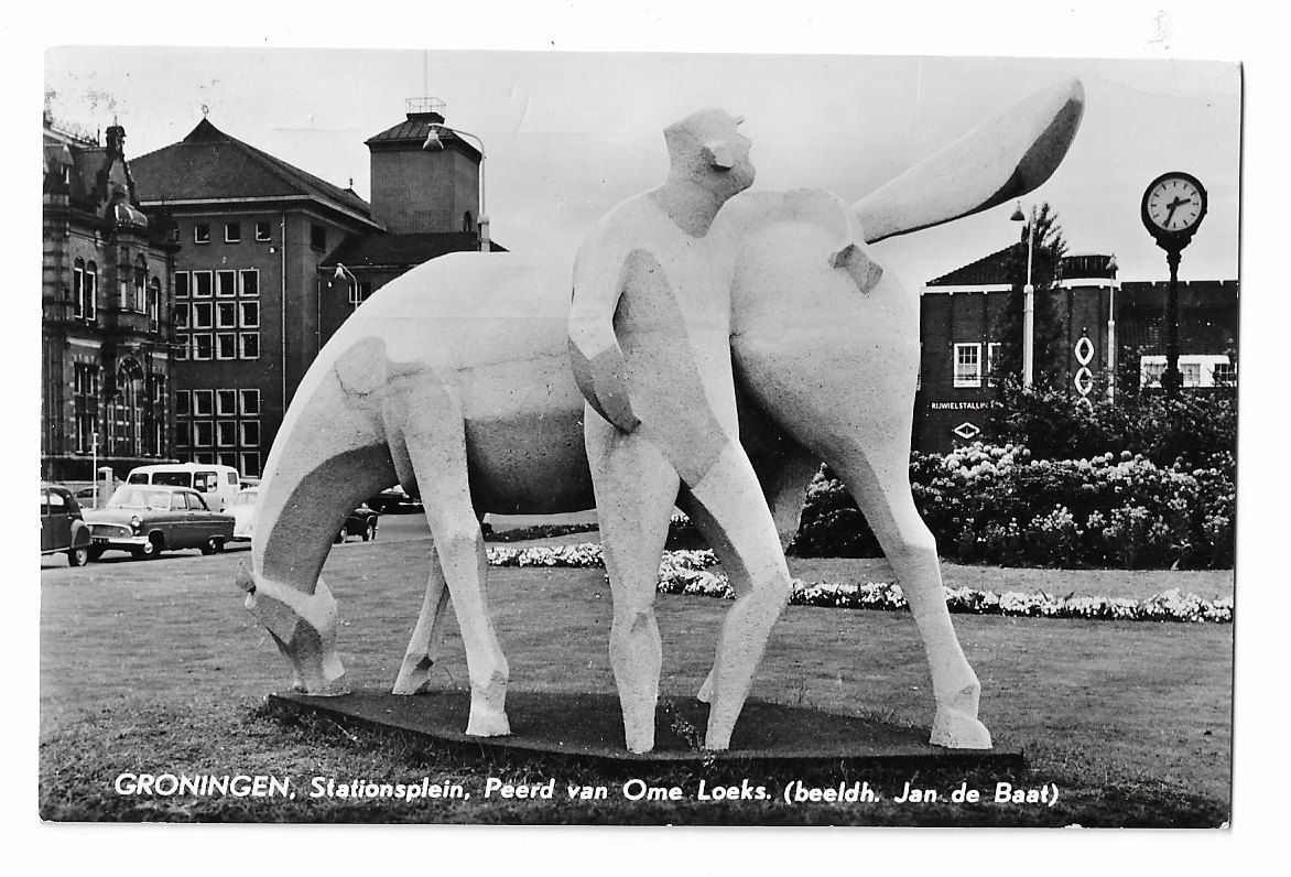 Groningen, Stationsplein Paard van Ome Loeks