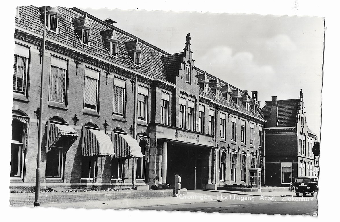 Groningen, Hoofdingang Acad. Ziekenhuis