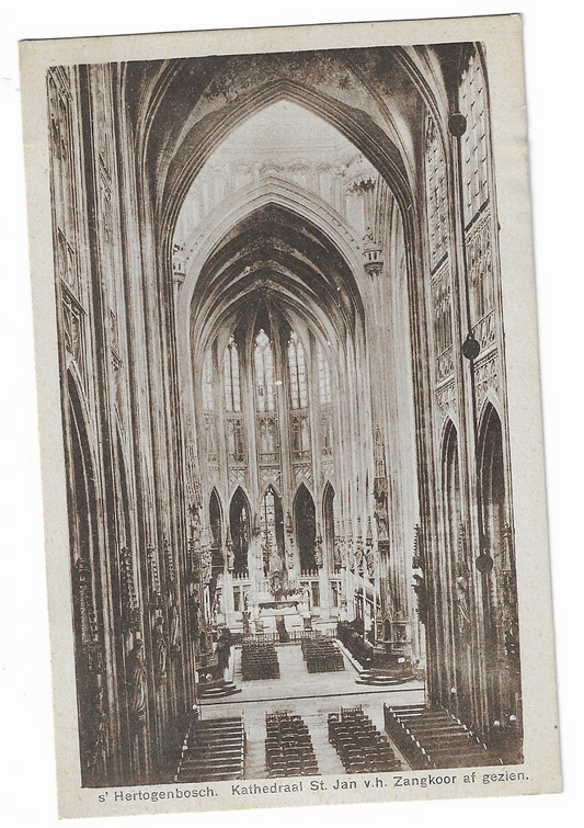 's Hertogenbosch, Kathedraal St. Jan v.h Zangkoor af gezien