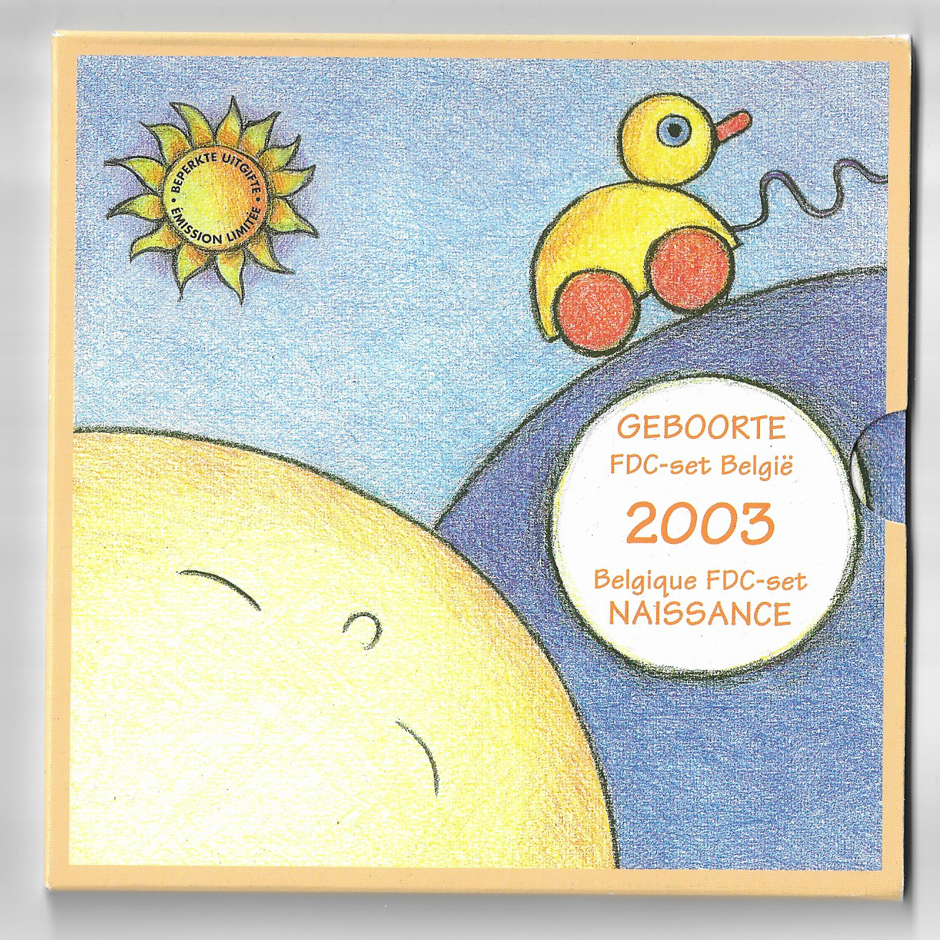 Belgie FDC Geboorteset 2003