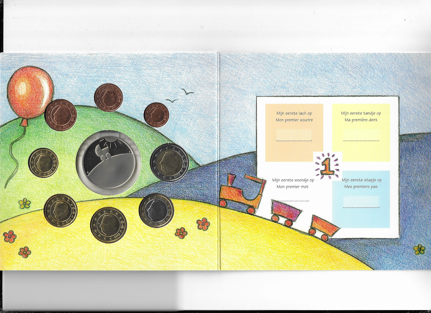Belgie FDC Geboorteset 2003