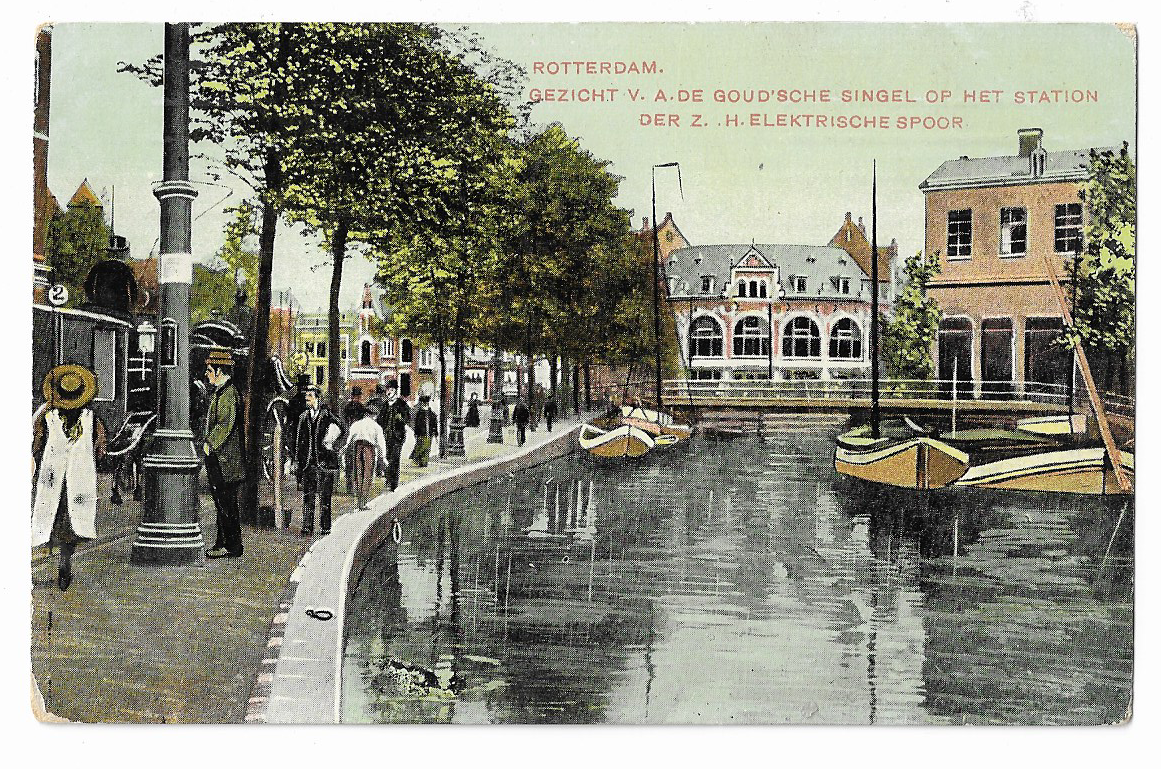 Rotterdam, Gezicht v.a De Goudsche Singel