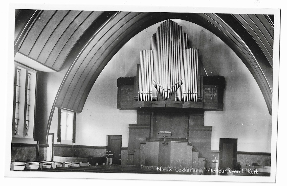 Nieuw Lekkerland, Interieur Geref. Kerk