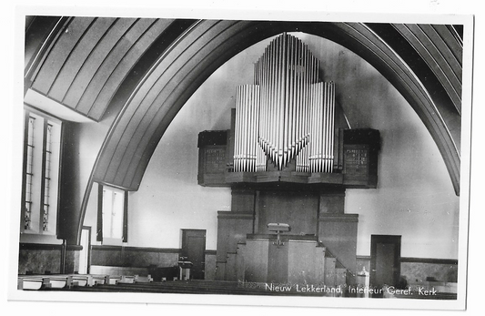 Nieuw Lekkerland, Interieur Geref. Kerk